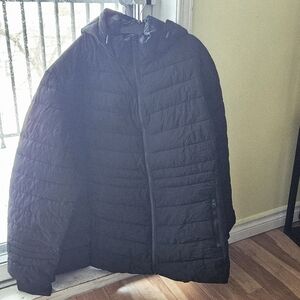 Men's Black Puffer Jacket